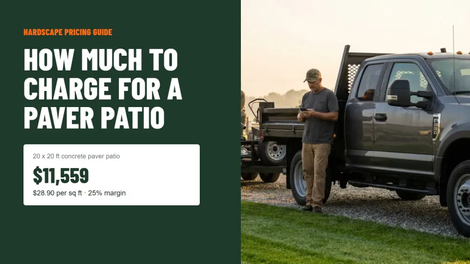 How Much to Charge for a Paver Patio (2026)