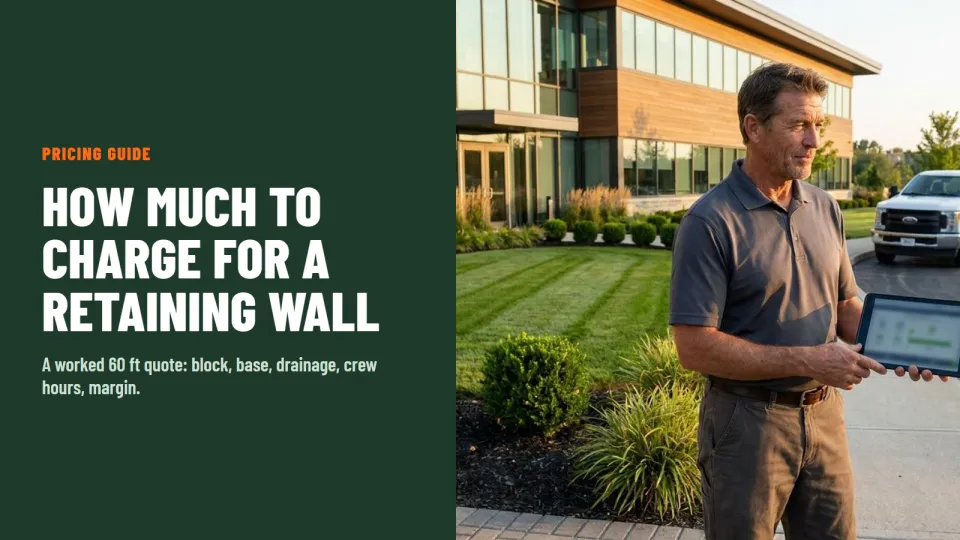 How Much to Charge for a Retaining Wall (2026)