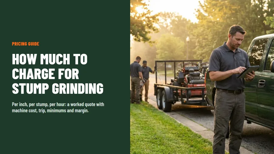 How Much to Charge for Stump Grinding (2026)